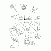 Схема вузла: Електроустаткування 1 Yamaha YZF-R1 R1