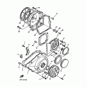 Схема вузла: Кришки картера 1 Yamaha VMX12 V-MAX