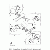 Схема вузла: Поворотники Yamaha FZ6 FZ6R
