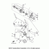 Схема вузла: Водяний насос Yamaha FJ09 FJ-09
