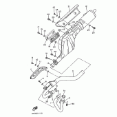Схема узла: Выхлопная система Yamaha XTZ660 Tenere