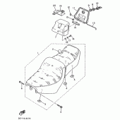 Схема узла: Сиденье Yamaha XV1100 Virago