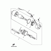 Схема вузла: Електричний стартер Yamaha YP400 Majesty