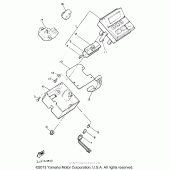 Схема вузла: Control unit Yamaha XVZ1300 Venture Royale
