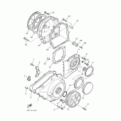 Схема вузла: Кришки картера 1 Yamaha VMX12 V-MAX