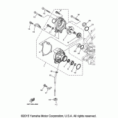 Схема вузла: Водяний насос Yamaha XTZ1200 Super Tenere ES