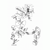 Схема вузла: Передній гальмівний циліндр Yamaha YZF-R3