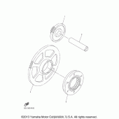 Схема вузла: Привід стартера Yamaha FZ6 FZ6R