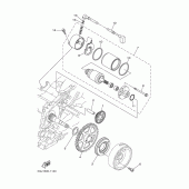 Схема вузла: Привід стартера Yamaha XP500 T-MAX