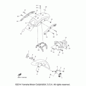 Схема узла: Крыло Yamaha XVS950 Bolt R-Spec