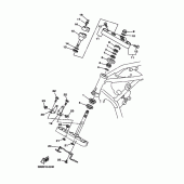 Схема вузла: Рульовий механізм Yamaha XVS1100 Drag Star