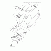 Схема узла: Exhaust 2 Yamaha YZ450F YZ450F