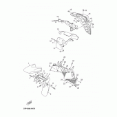 Схема узла: Крыло Yamaha YP250 X-MAX