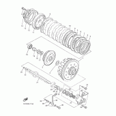 Схема вузла: Зчеплення Yamaha VMX12 V-MAX