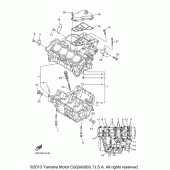 Схема узла: Картер двигателя Yamaha FZ6 FZ6R