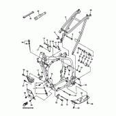 Схема узла: Рама Yamaha YZ450F YZ450F