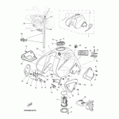 Схема вузла: Паливний бак Yamaha MT03 MT-03