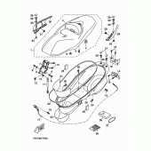 Схема вузла: Сидіння Yamaha YP400