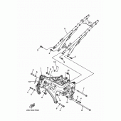 Схема вузла: Рама Yamaha MT09/MTN850 MT-09 Tracer