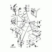 Схема вузла: Электрооборудование 1 Yamaha TDM900