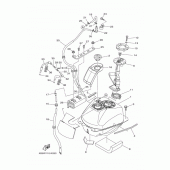 Схема узла: Топливный бак Yamaha XP500 T-MAX
