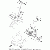 Схема вузла: Масляний насос Yamaha XVS1100 V-Star Custom