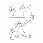 Схема вузла: Електроустаткування 2 Yamaha XVS400 Drag Star Classic