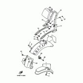 Схема узла: Крыло Yamaha XV1100 Virago Special
