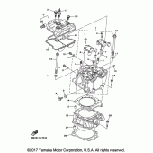 Схема узла: Цилиндр Yamaha YZ450F YZ450FX