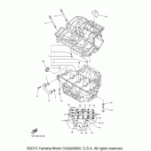 Схема вузла: Картер двигуна Yamaha FZ1 FZ1