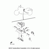 Схема вузла: Електроустаткування 3 Yamaha VMX17 V-MAX