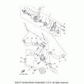 Схема вузла: Водяний насос Yamaha FJ09 FJ-09