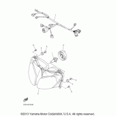 Схема вузла: Фара Yamaha FZ1 FZ1