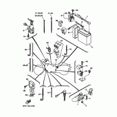 Схема узла: Электрооборудование 2 Yamaha XV1700 Road Star Warrior