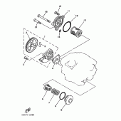 Схема узла: Масляный насос Yamaha XT125