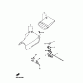 Схема узла: Сиденье Yamaha YZF-R1 R1S