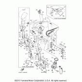 Схема вузла: Паливний бак Yamaha XV1700 Road Star S