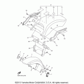 Схема вузла: Крило Yamaha XVS1300 Stryker
