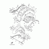 Схема вузла: Крило Yamaha XV1900 Midnight Star