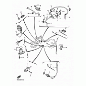 Схема вузла: Електроустаткування 1 Yamaha XVS950 XV950 R-Spec