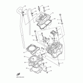 Схема узла: Цилиндр Yamaha YZ250 YZ250F