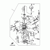 Схема узла: Карбюратор Yamaha XV1700 Road Star