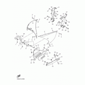 Схема вузла: Капот двигуна та паливо Yamaha YZF-R1 R1 RaceBase