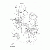 Схема вузла: Лицювальні елементи Yamaha XT660 XT660Z Tenere