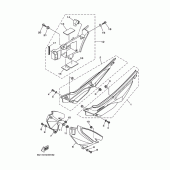 Схема узла: Боковая крышка Yamaha XT250 Serow