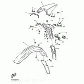 Схема вузла: Крило Yamaha TT600