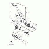 Схема узла: Привод стартера Yamaha YZ125