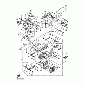 Схема узла: Saddlebag 1 Yamaha XVZ1300 Royal Star Tour Deluxe