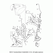Схема вузла: Топливный бак (2) Yamaha XV1900 Stratoliner Midnight