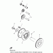 Схема вузла: Привід стартера Yamaha YZF600R Thundercat